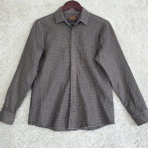 Pendleton Shirt Mens Medium Virgin Wool The Portland Collection Check USA